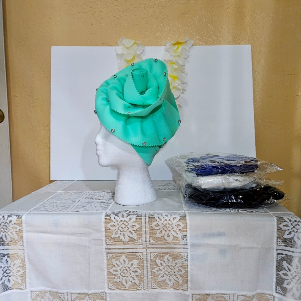 Unique designed Muslim women  color  navy  blue